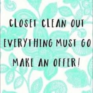 Closet Clean Out!